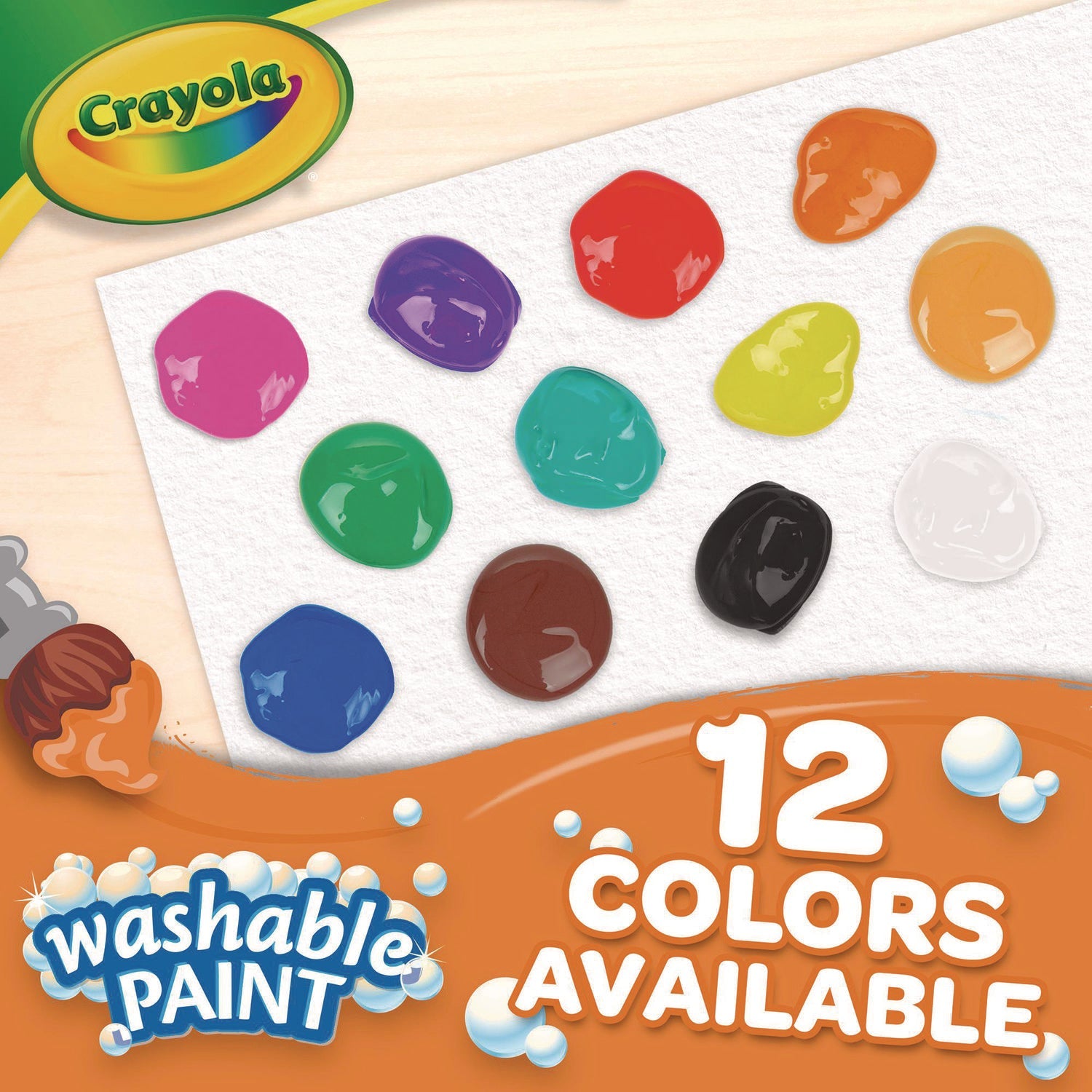Crayola® Washable Paint, Red, 1 Gal Bottle