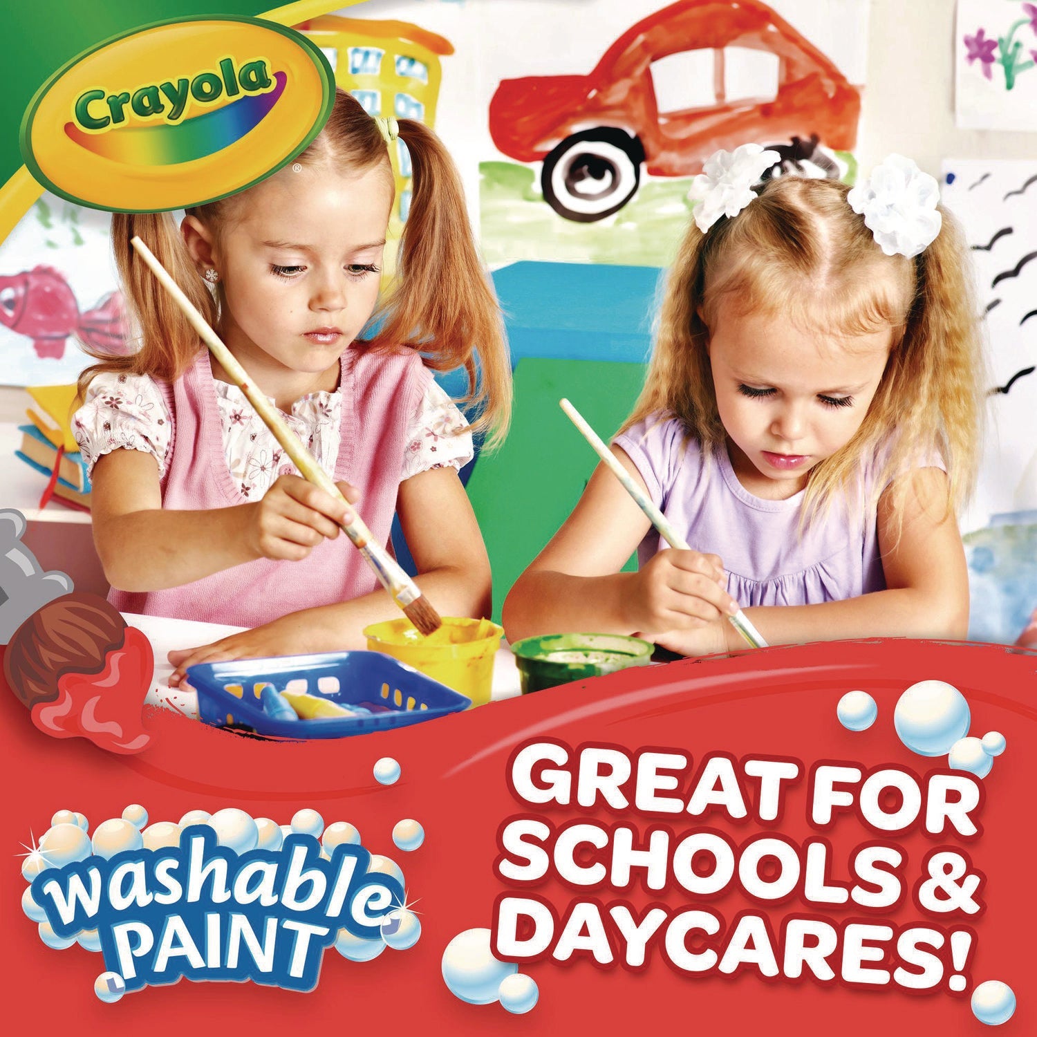 Crayola® Washable Paint, Red, 1 Gal Bottle