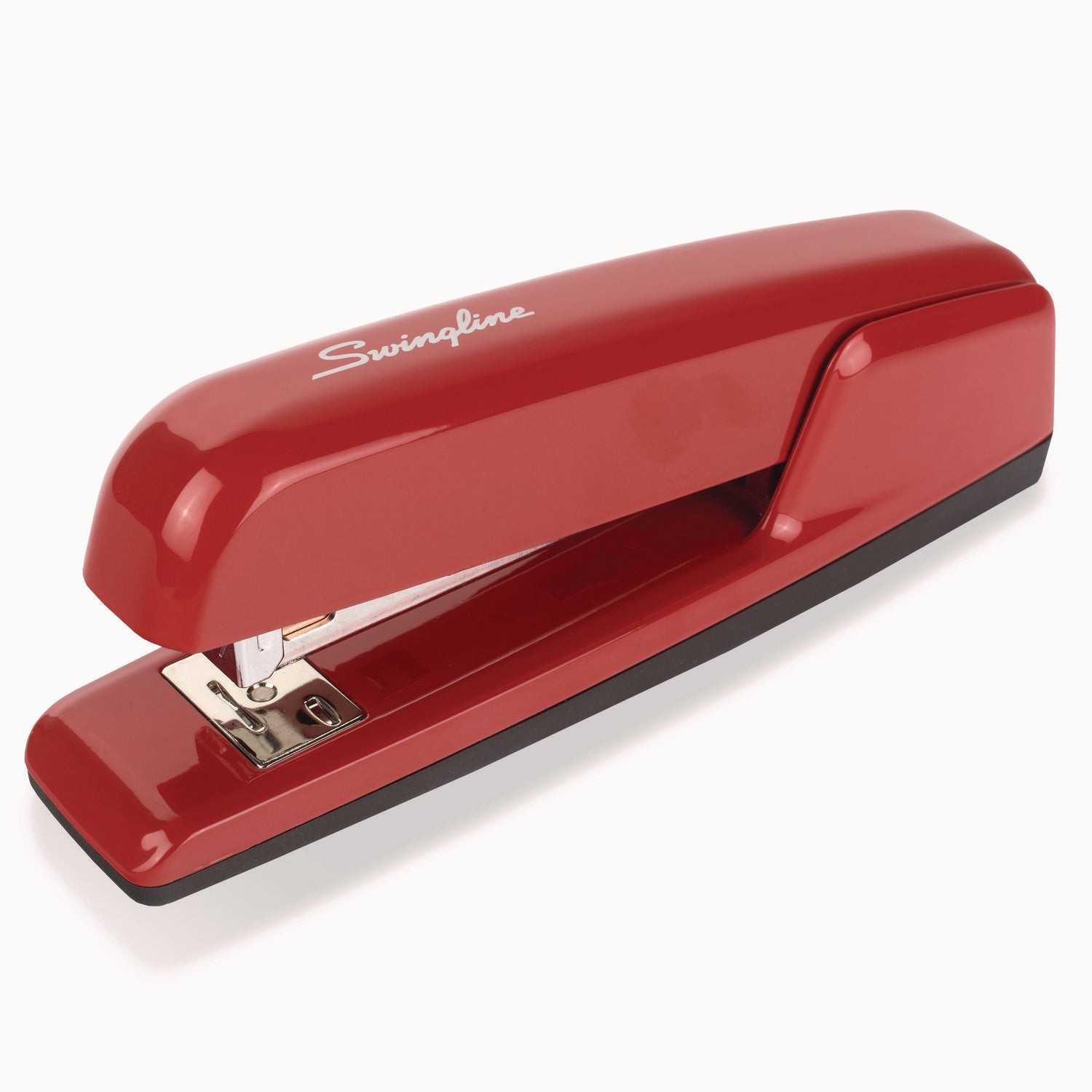 Swingline® 747 Business Full Strip Desk Stapler, 30-Sheet Capacity, Rio Red