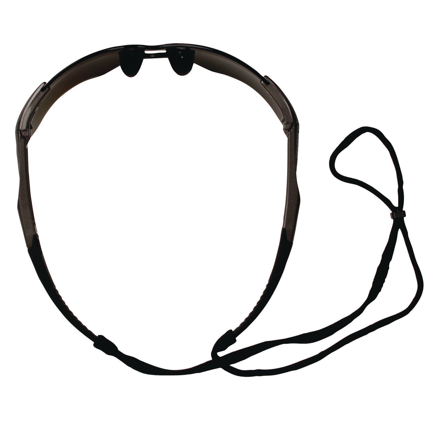 KleenGuard™ Nemesis Safety Glasses, Gunmetal Nylon Frame, Blue Polycarbonate Lens