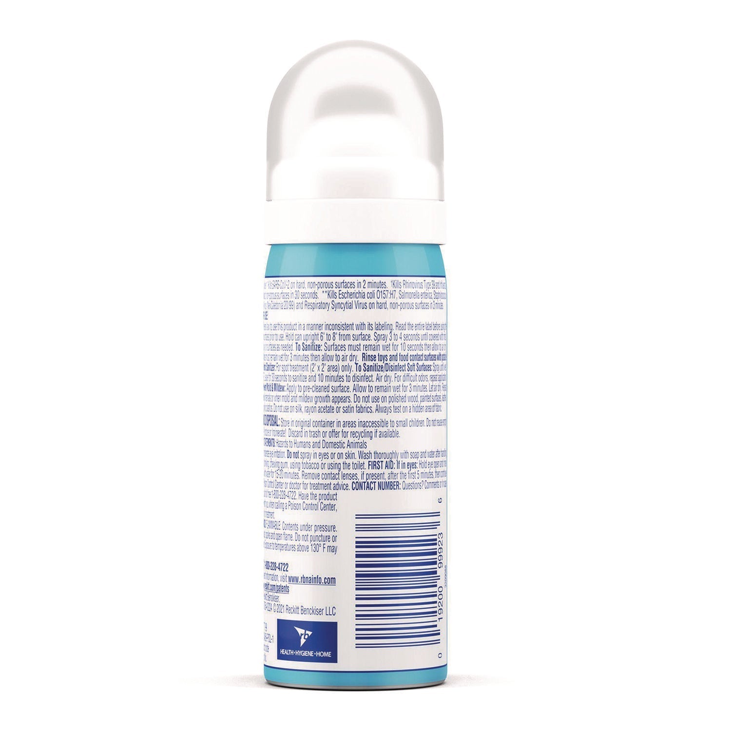 LYSOL® Brand Disinfectant Spray To Go, Crisp Linen Scent, 1.5 oz Aerosol Spray, 12/Carton