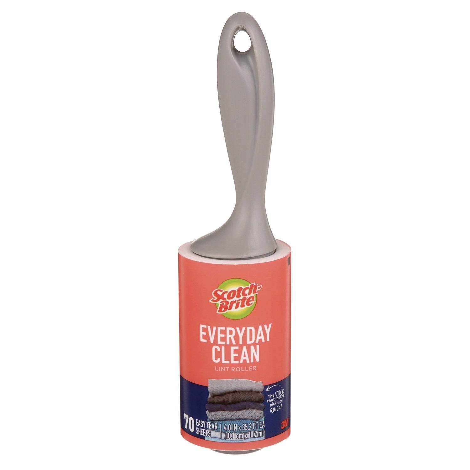 Scotch-Brite™ Everyday Clean Lint Roller, 70 Sheets/Roll