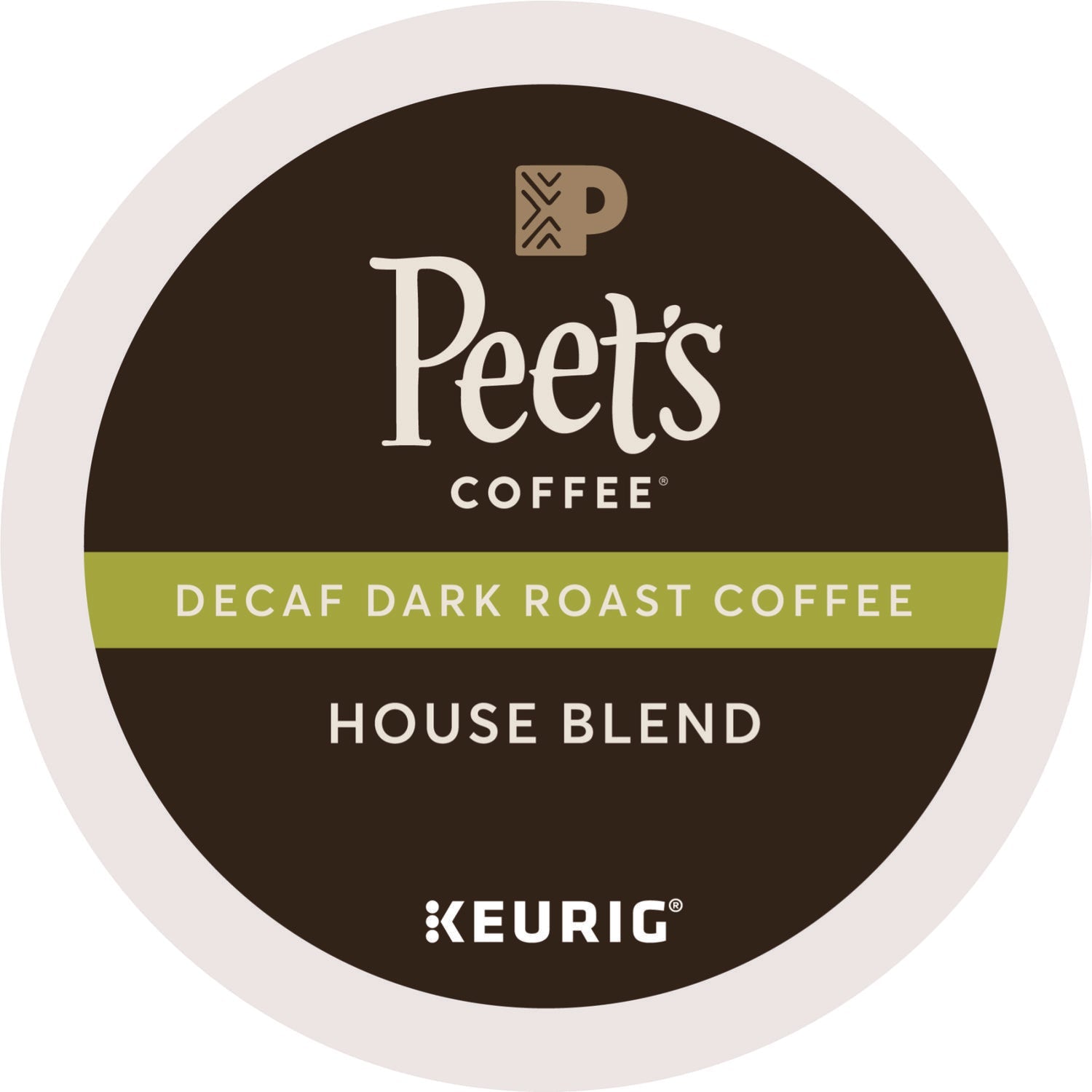 Peet's Coffee & Tea® House Blend Decaf  K-Cups, 22/Box