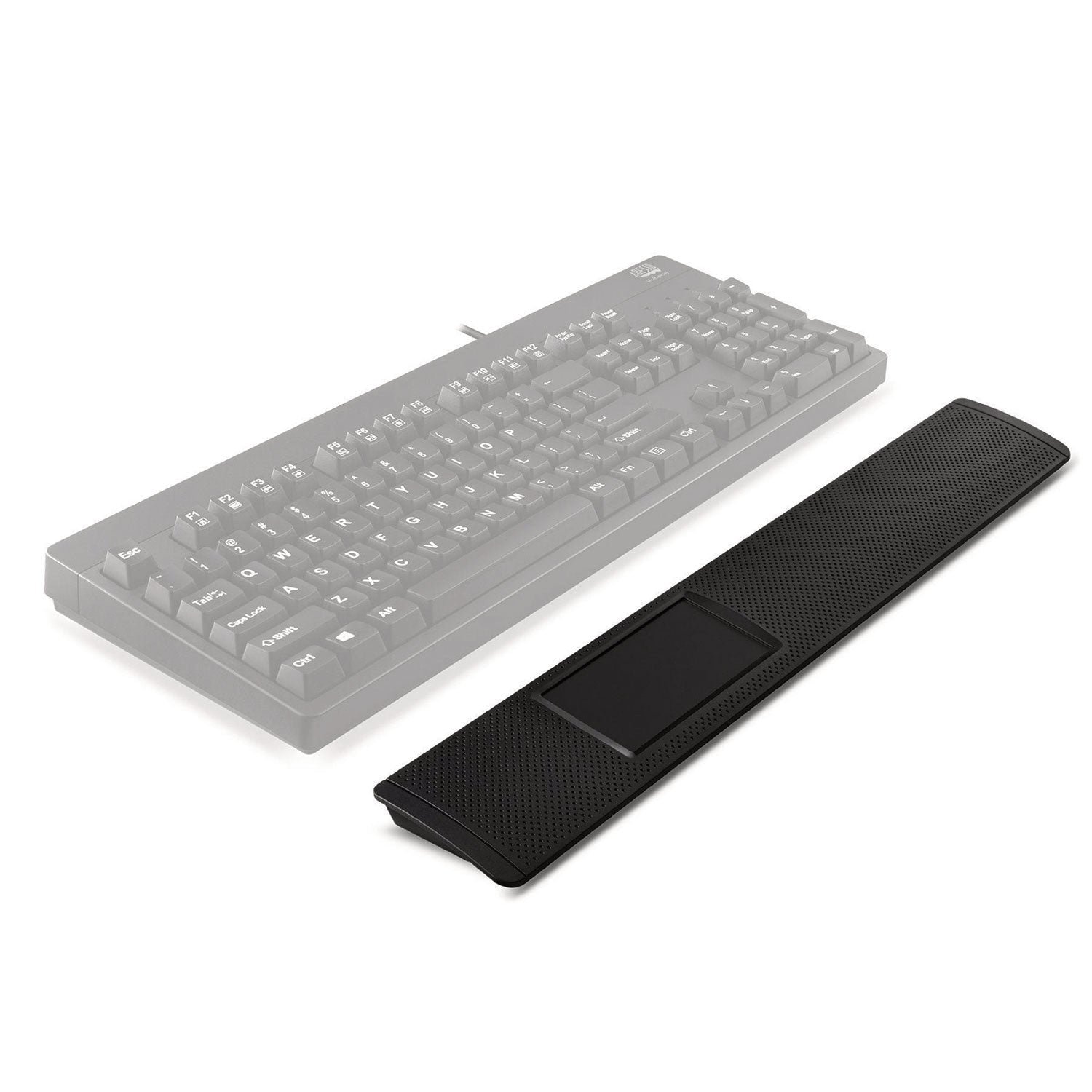 Adesso iMouse T60 2.4 GHz Wireless Touchpad With Armrest, 17 x 3, Black