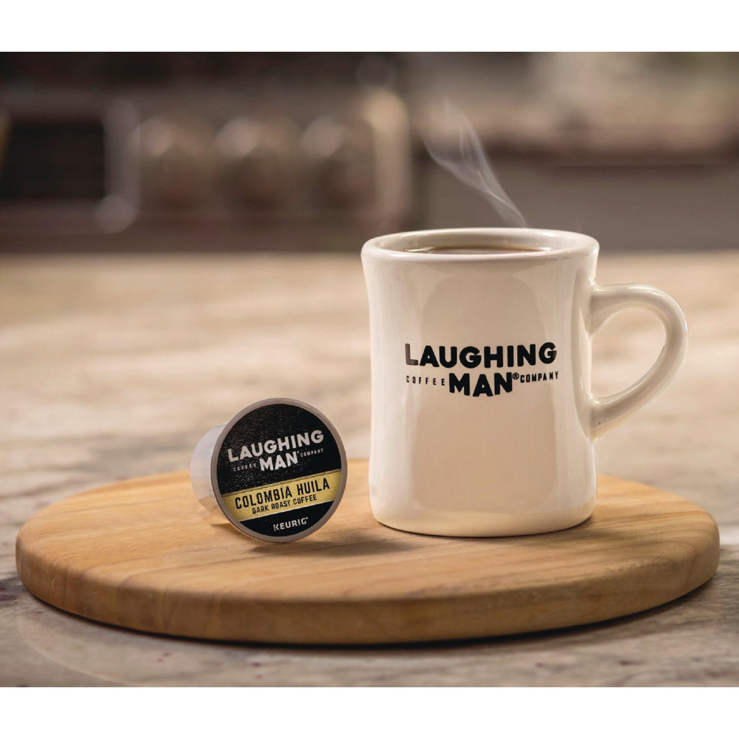 Laughing Man® Coffee Company Colombia Huila K-Cup Pods, 22/box