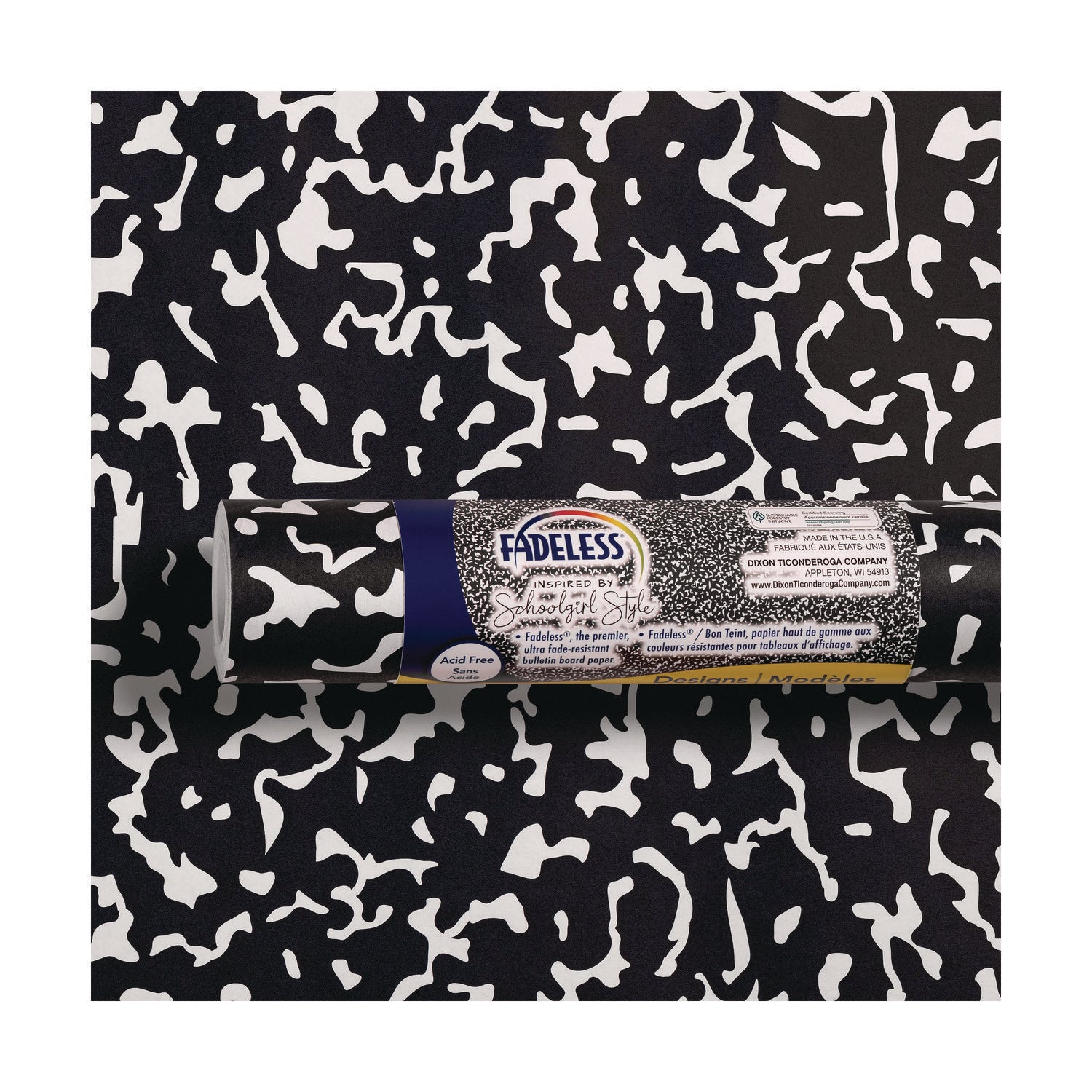 Pacon Fadeless Paper Roll | White/Black