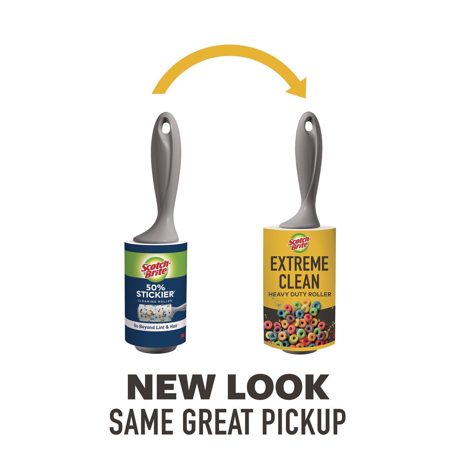 Scotch-Brite® Extreme Clean Lint Roller, 100 Sheets/Roll, 2/Pack