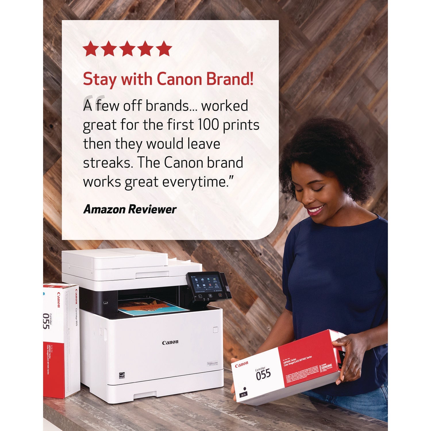 Canon® 3016c001 (055) Toner, 2,300 Page-Yield, Black