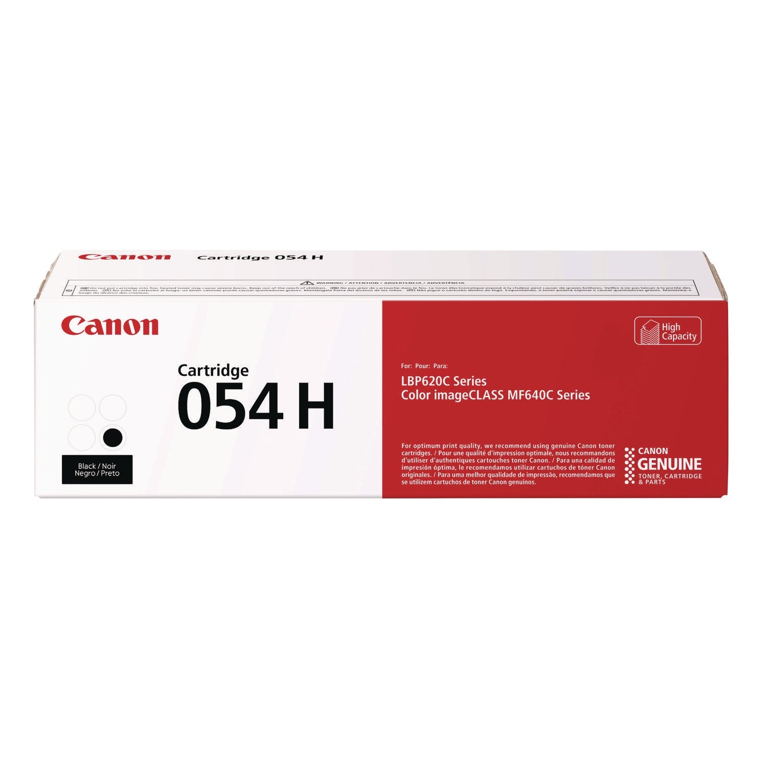 Canon® 3028c001 (054h) High-Yield Toner, 3,100 Page-Yield, Black