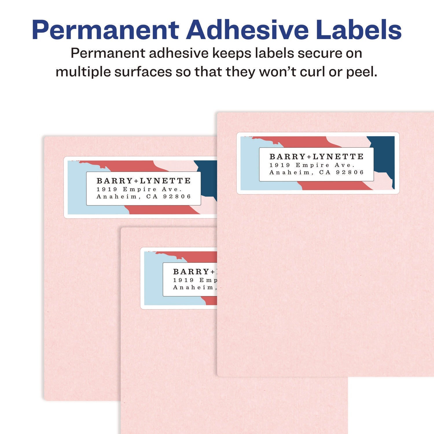 Avery® White Shipping Labels-Bulk Packs, Inkjet/laser Printers, 2 X 4, White, 10/sheet, 250 Sheets/box