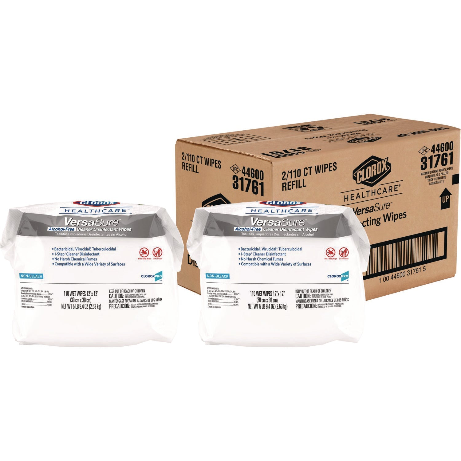 VersaSure Cleaner Disinfectant Wipes | 110/Pouch