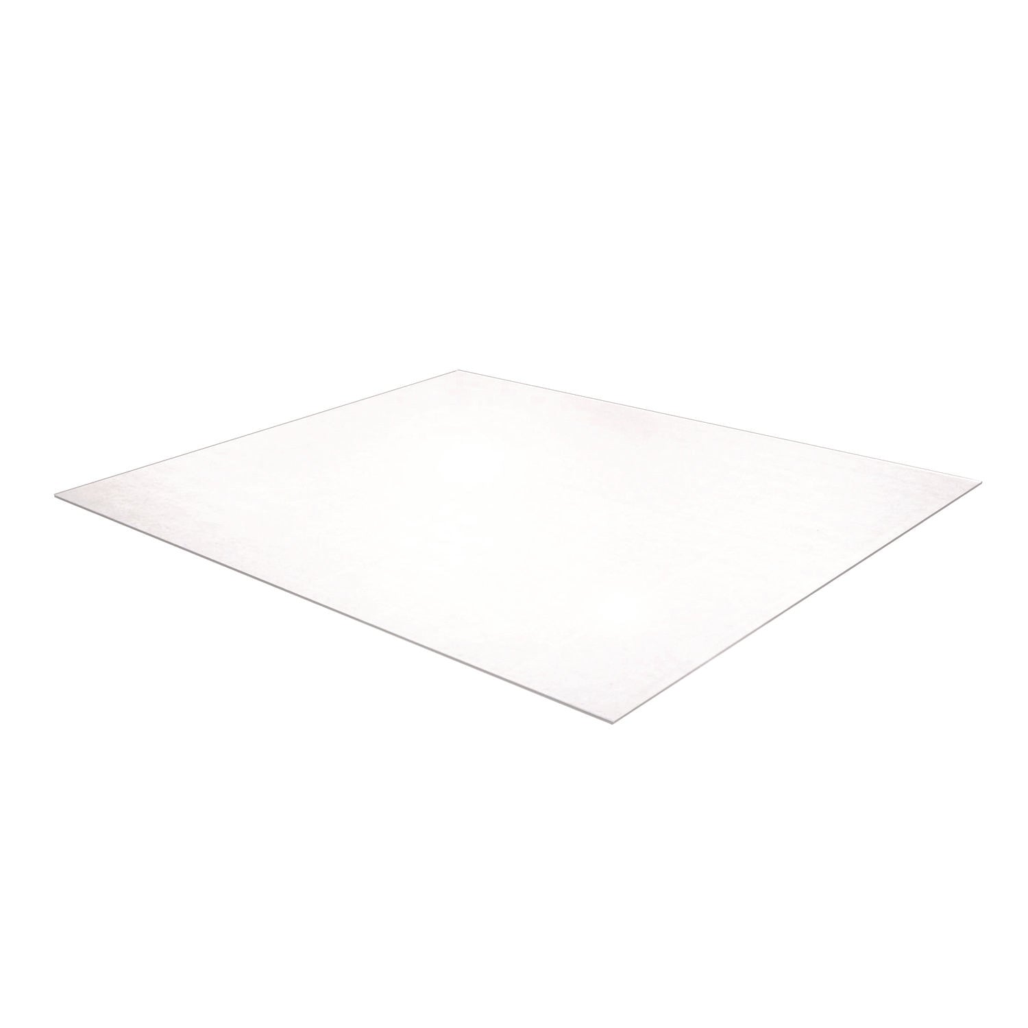 Floortex® Cleartex Ultimat XXL Polycarbonate Chair Mat for Hard Floors, 60" w x 60" l, Clear