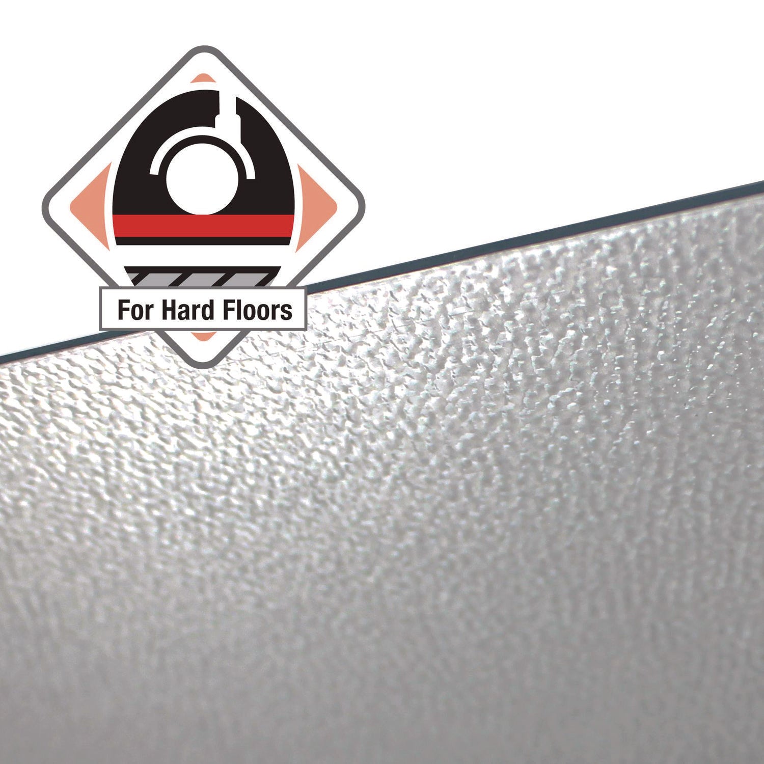Floortex® Cleartex Ultimat XXL Polycarbonate Chair Mat for Hard Floors, 60" w x 60" l, Clear