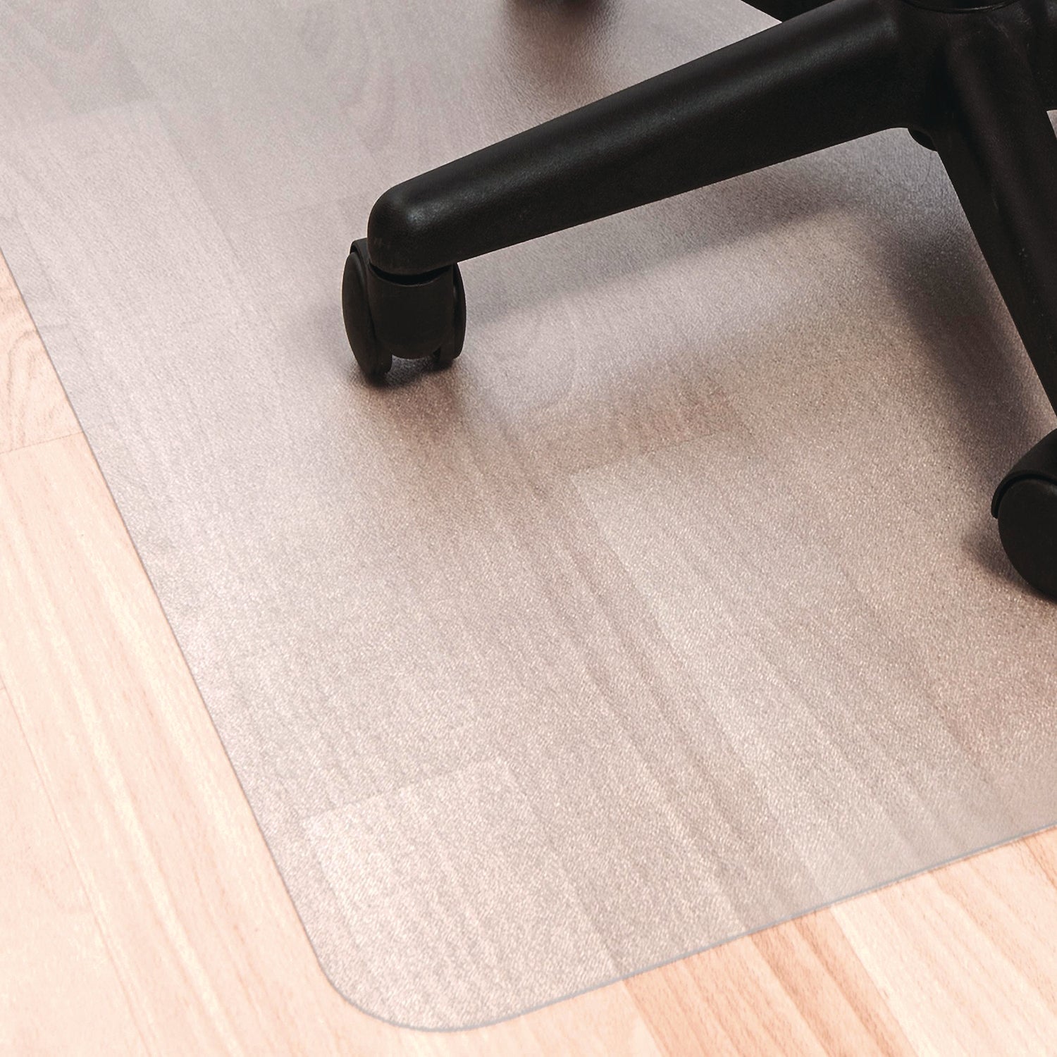 Floortex® Ecotex Marlon BioPlus Rectangular Polycarbonate Chair Mat for Hard Floors, Rectangular, 29" w x 47" l, Clear