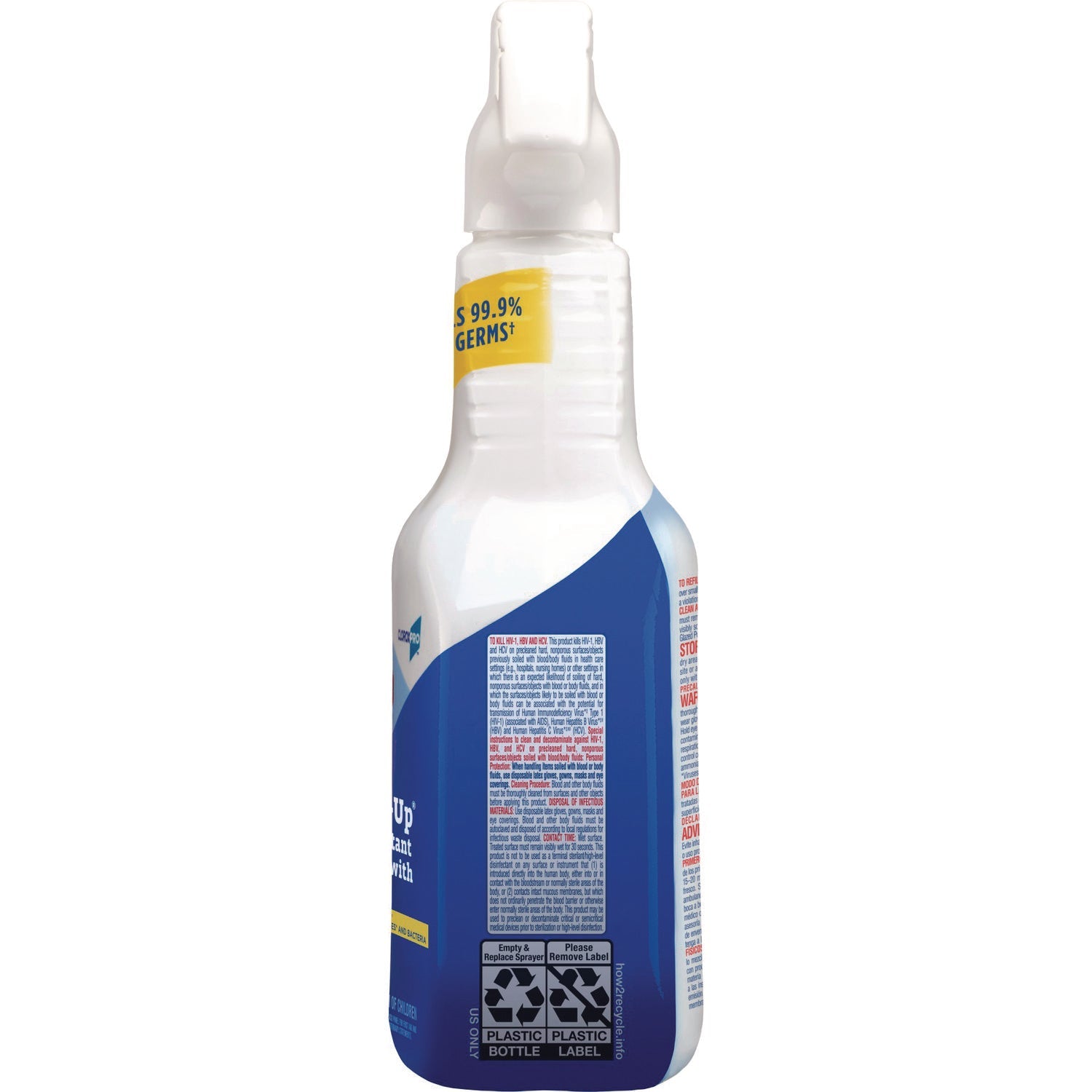 Clorox® CloroxPro Clean-Up Disinfectant Cleaner with Bleach, 32 oz Smart Tube Spray