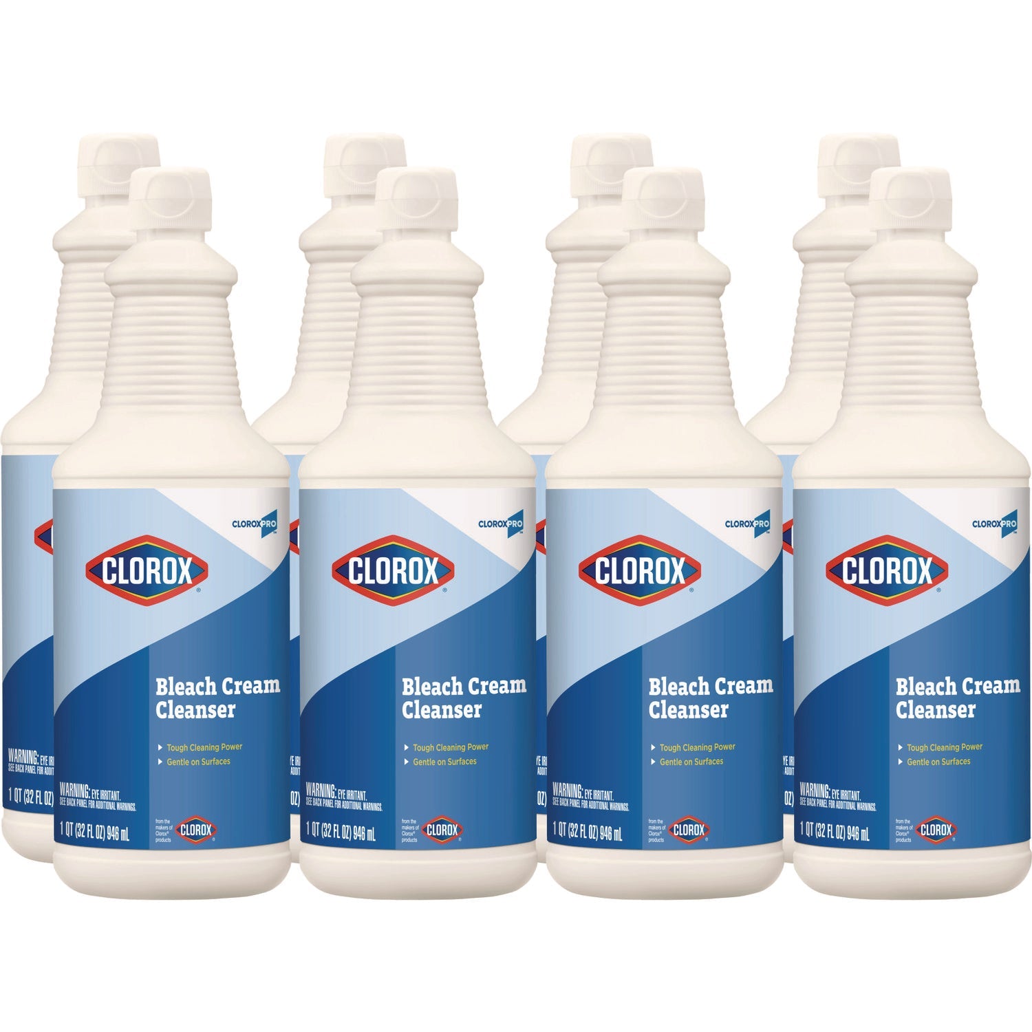 Clorox® Bleach Cream Cleanser, Fresh Scent, 32 Oz Bottle, 8/carton