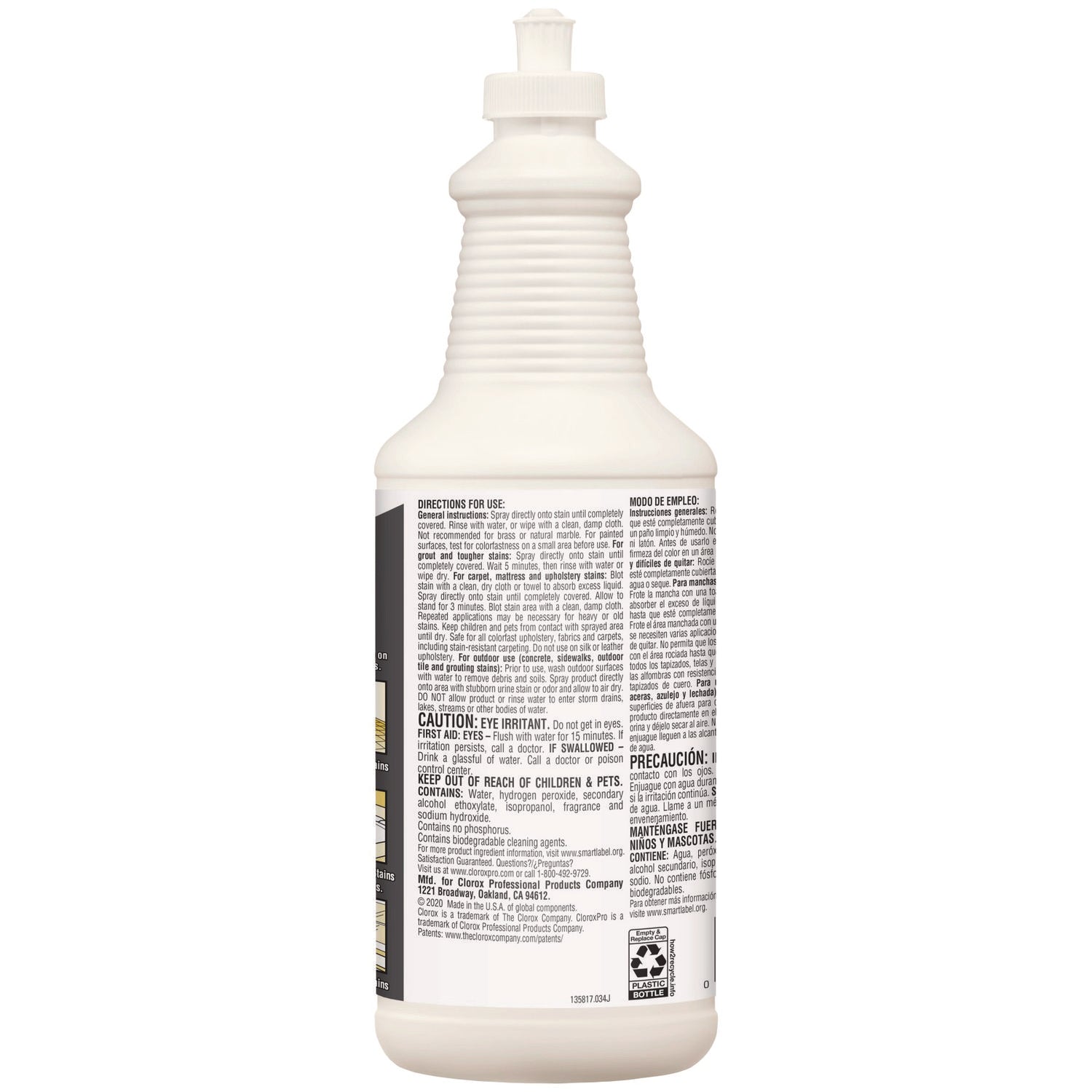 Clorox® CloroxPro Urine Remover for Stains and Odors, 32 oz Pull top Bottle