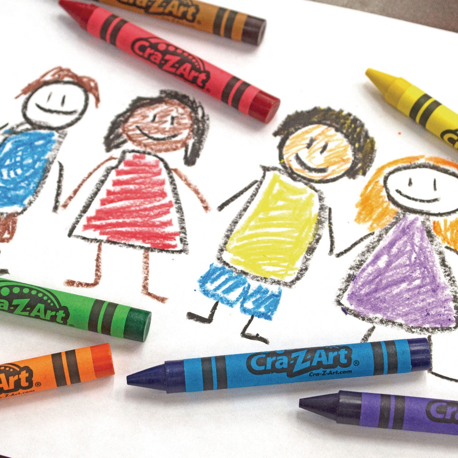 Cra-Z-Art® Washable Jumbo Crayons, 16 Assorted Colors, 16/pack