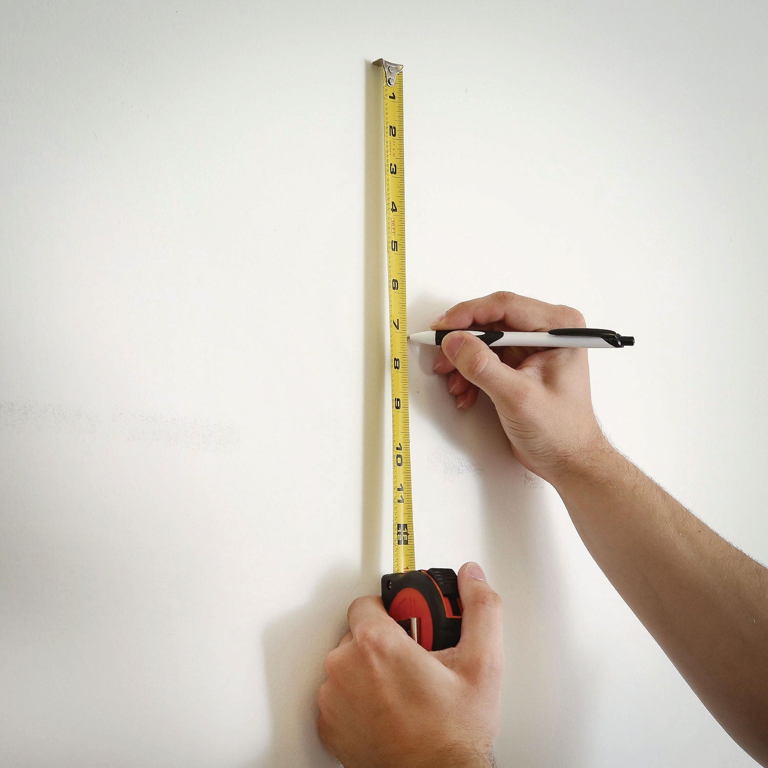 Great Neck® ExtraMark Power Tape, 0.63" x 12 ft, Steel, Yellow/Black