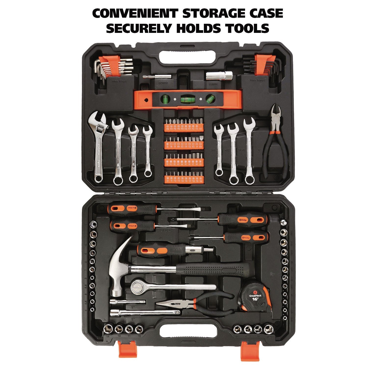 Great Neck® 119-Piece Tool Set