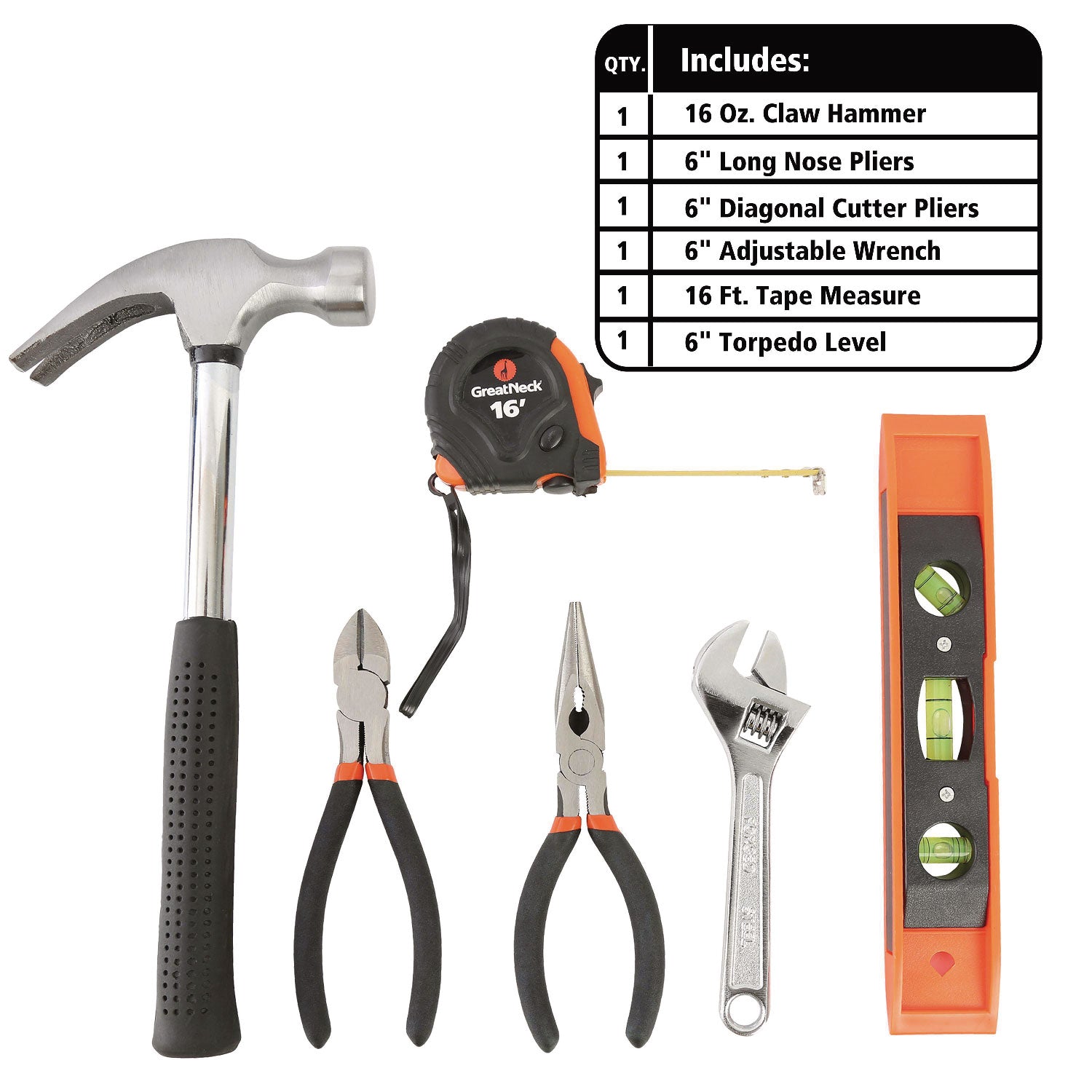 Great Neck® 119-Piece Tool Set