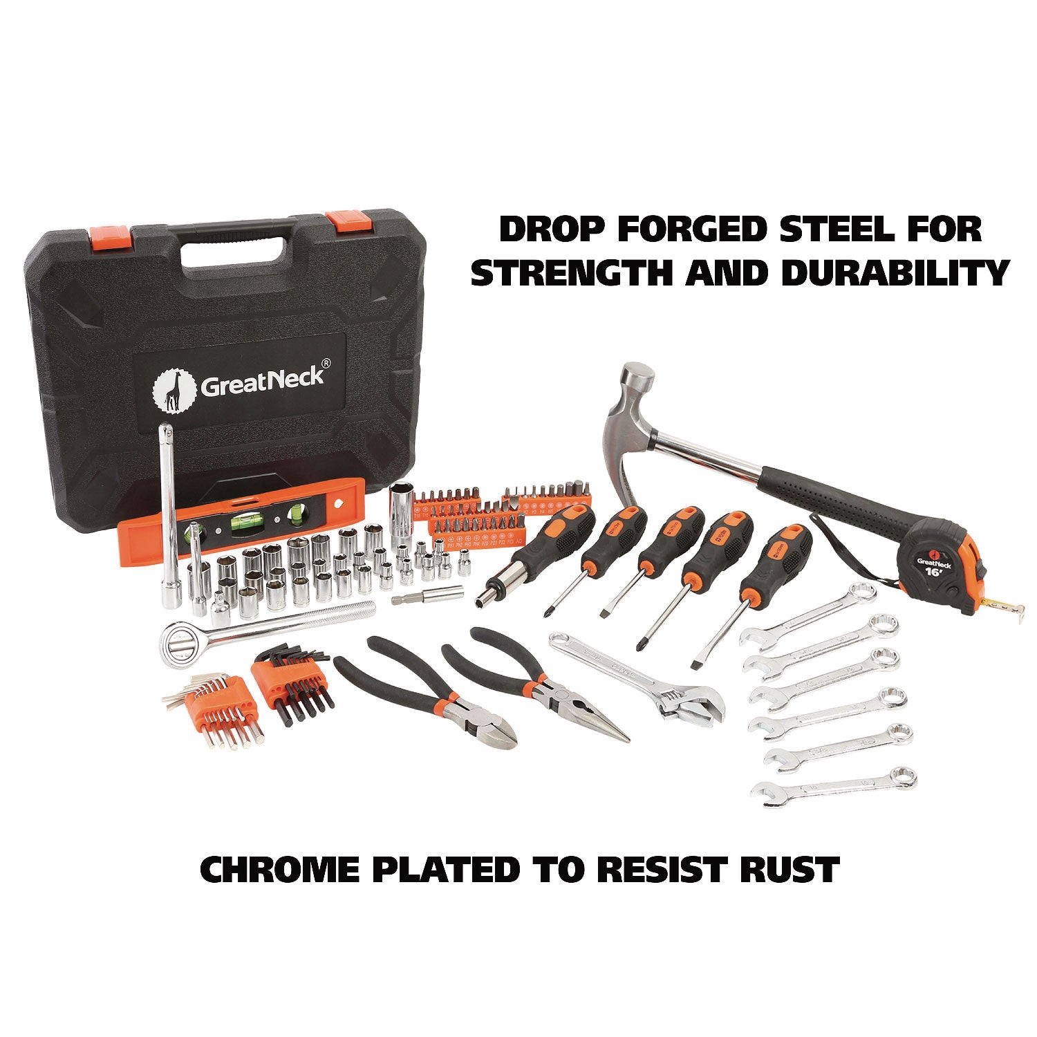 Great Neck® 119-Piece Tool Set