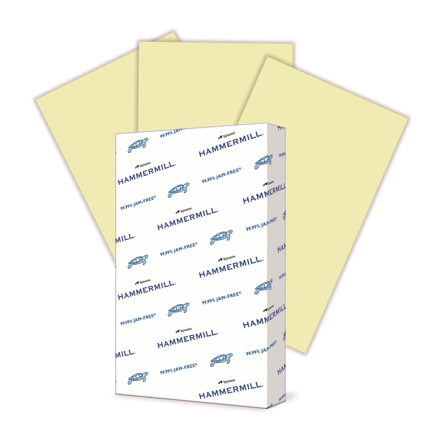 Hammermill® Colors Print Paper, 20 lb Bond Weight, 8.5 x 14, Canary, 500/Ream