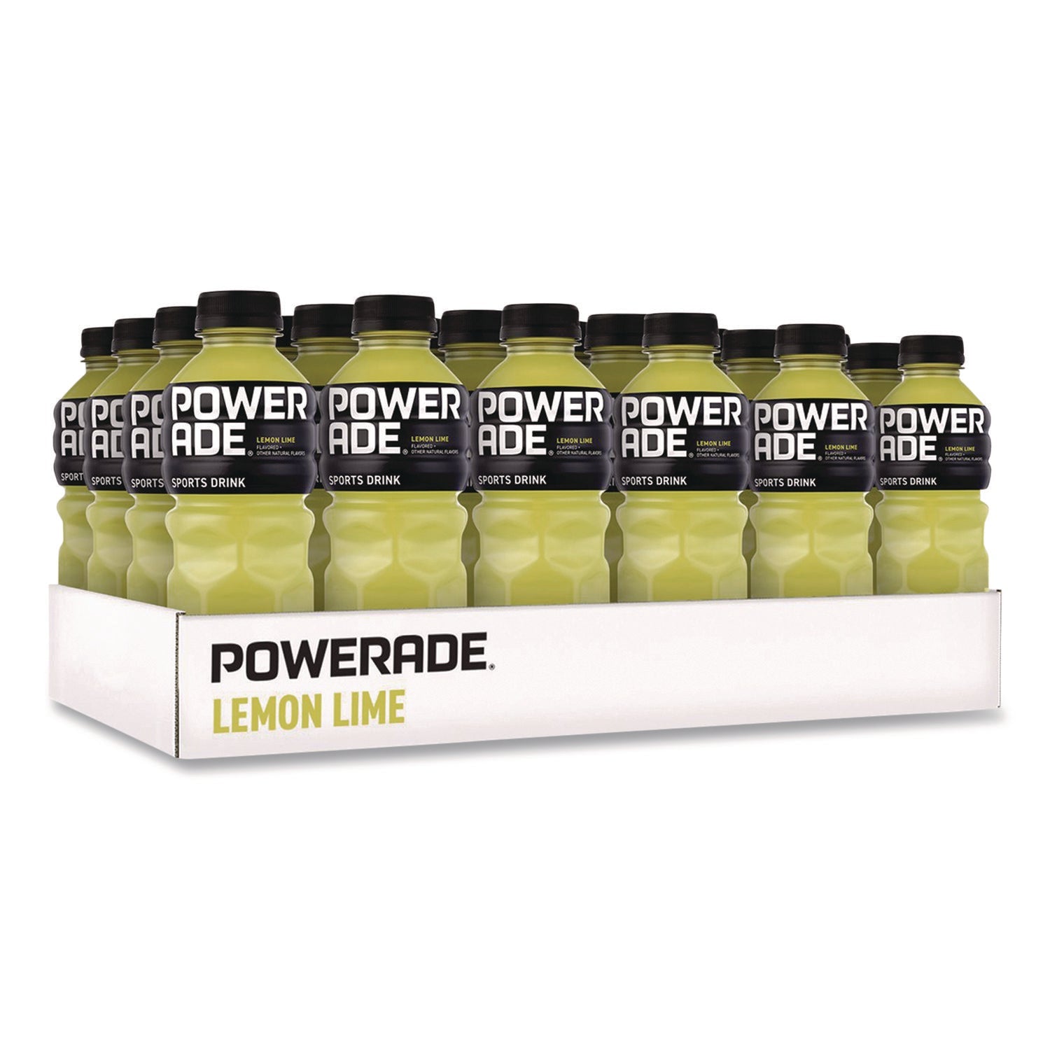 POWERADE® Sports Drink, Lemon Lime, 20 oz Bottle, 24/Pack