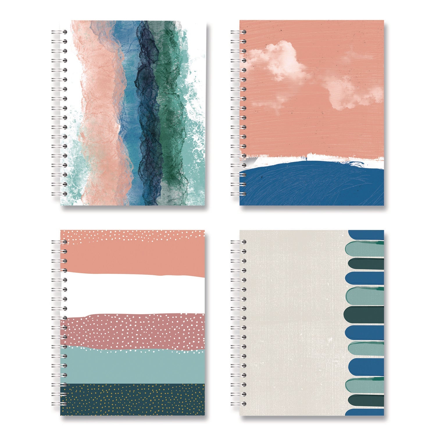 New Leaf Paper® 1-Subject Notebook, Medium/College Rule, Randomly Assorted Cover Color (70) 9.75 x 7.5 Sheets