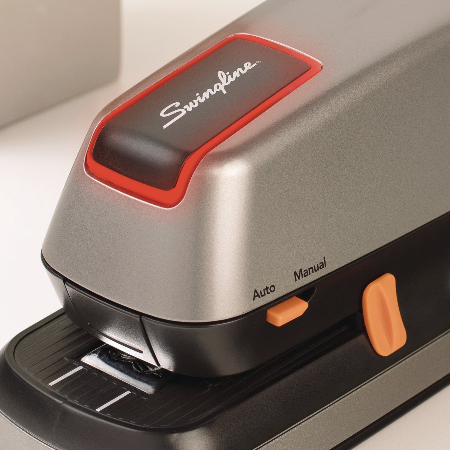 Swingline® Optima 20 Electric Stapler, 20-Sheet Capacity, Silver
