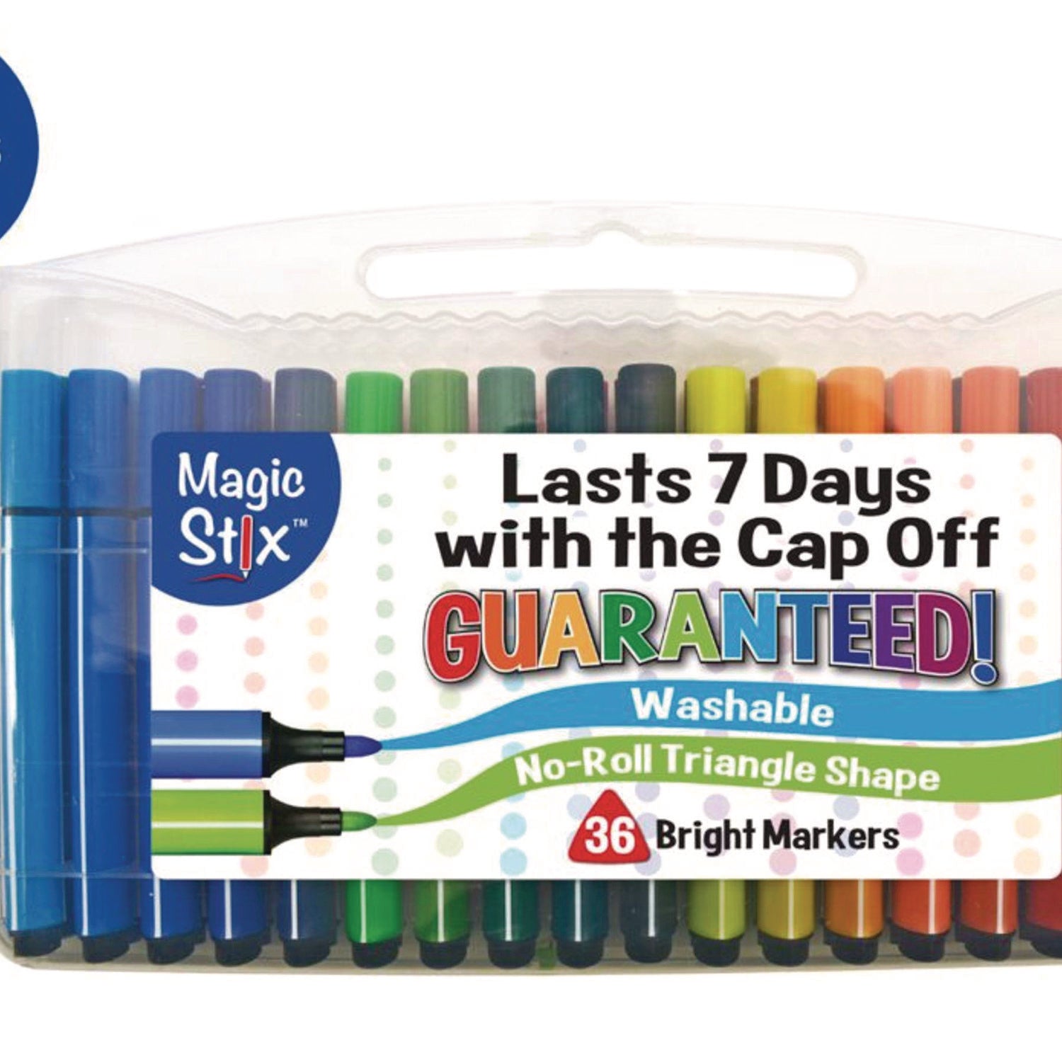 TPG Creations™ Magic Tri Stix Set, 36 Assorted Colors, 36/Set, 12 Sets/Carton - Bloom Skins