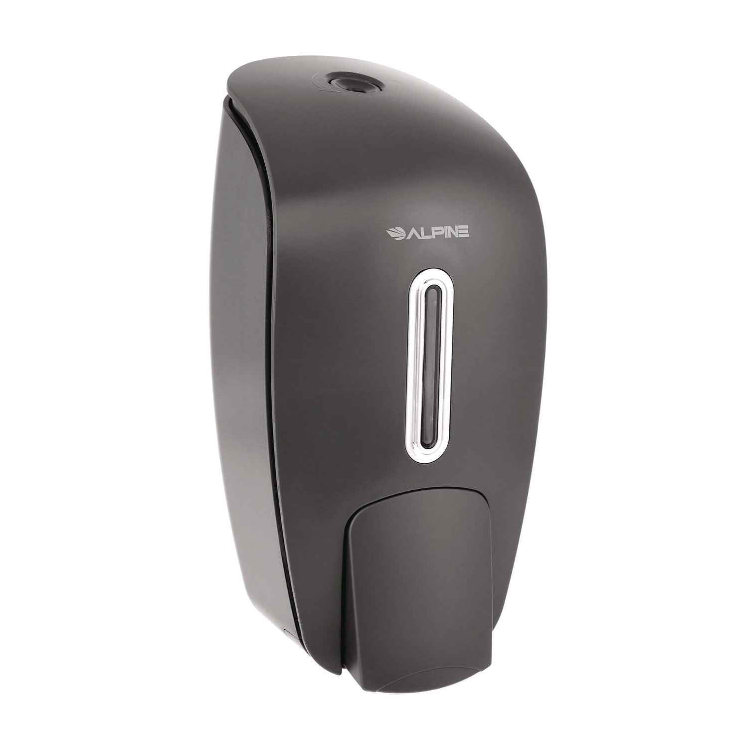 Alpine Industries Surface Mounted Soap and Hand Sanitizer Dispenser, 27 oz, 4.1 x 4.6 x 9.6, Gray