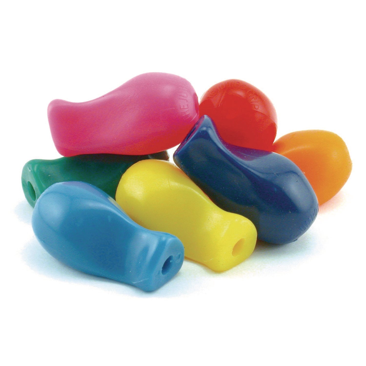 TPG Creations™ Jumbo Pencil Grip, 1" Long, Assorted Colors, 72/Carton
