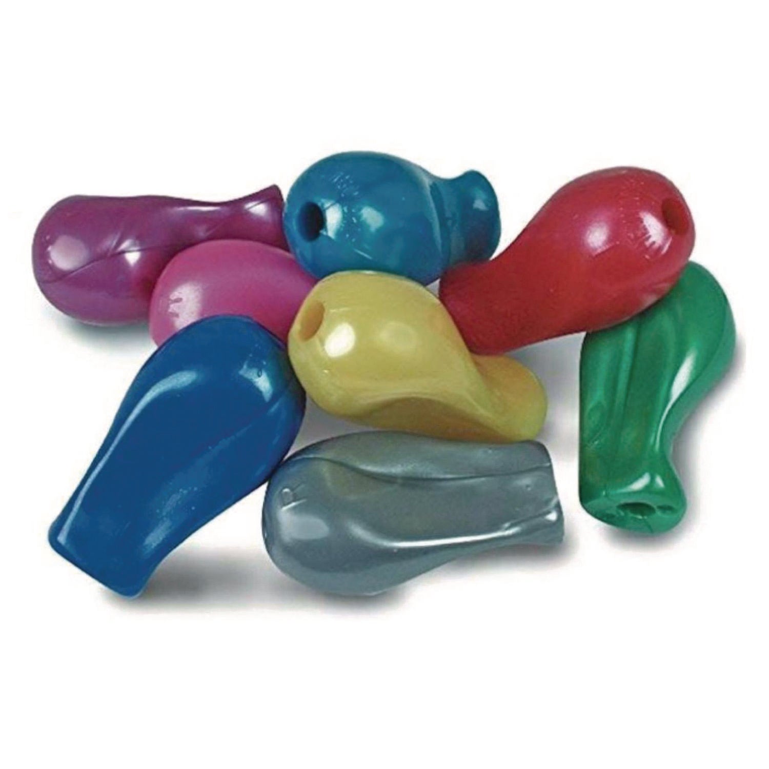 TPG Creations™ Jumbo Pencil Grip, 1" Long, Assorted Metallic Colors, 72/Carton