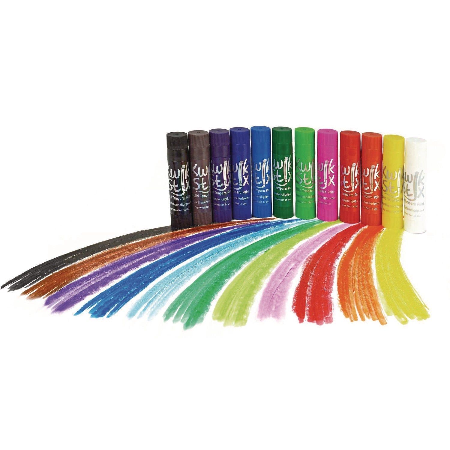 TPG Creations™ Kwik Stix Tempera Paint Set, 12 Assorted Classic Colors, 144/Pack, 2 Packs/Carton - Bloom Skins
