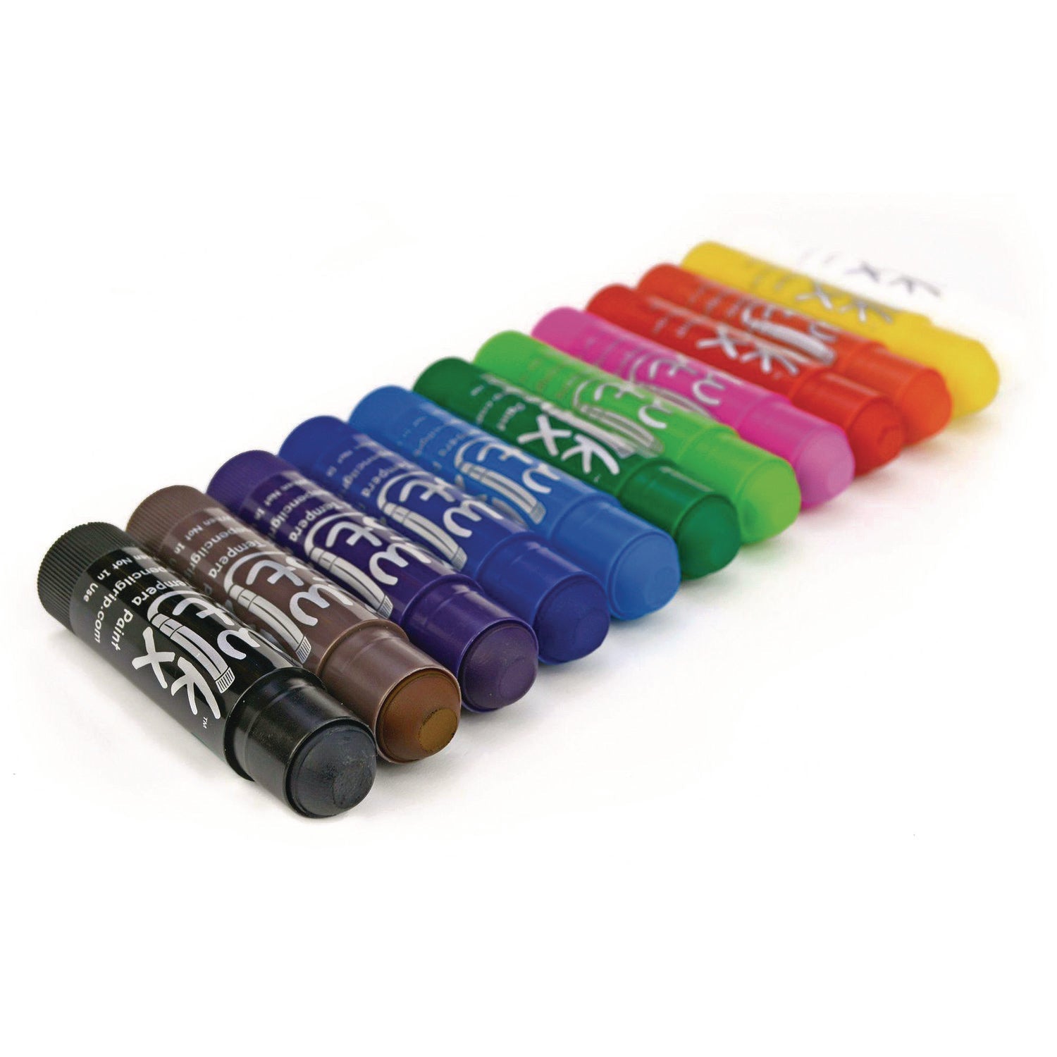 TPG Creations™ Kwik Stix Tempera Paint Set, 12 Assorted Classic Colors, 144/Pack, 2 Packs/Carton - Bloom Skins