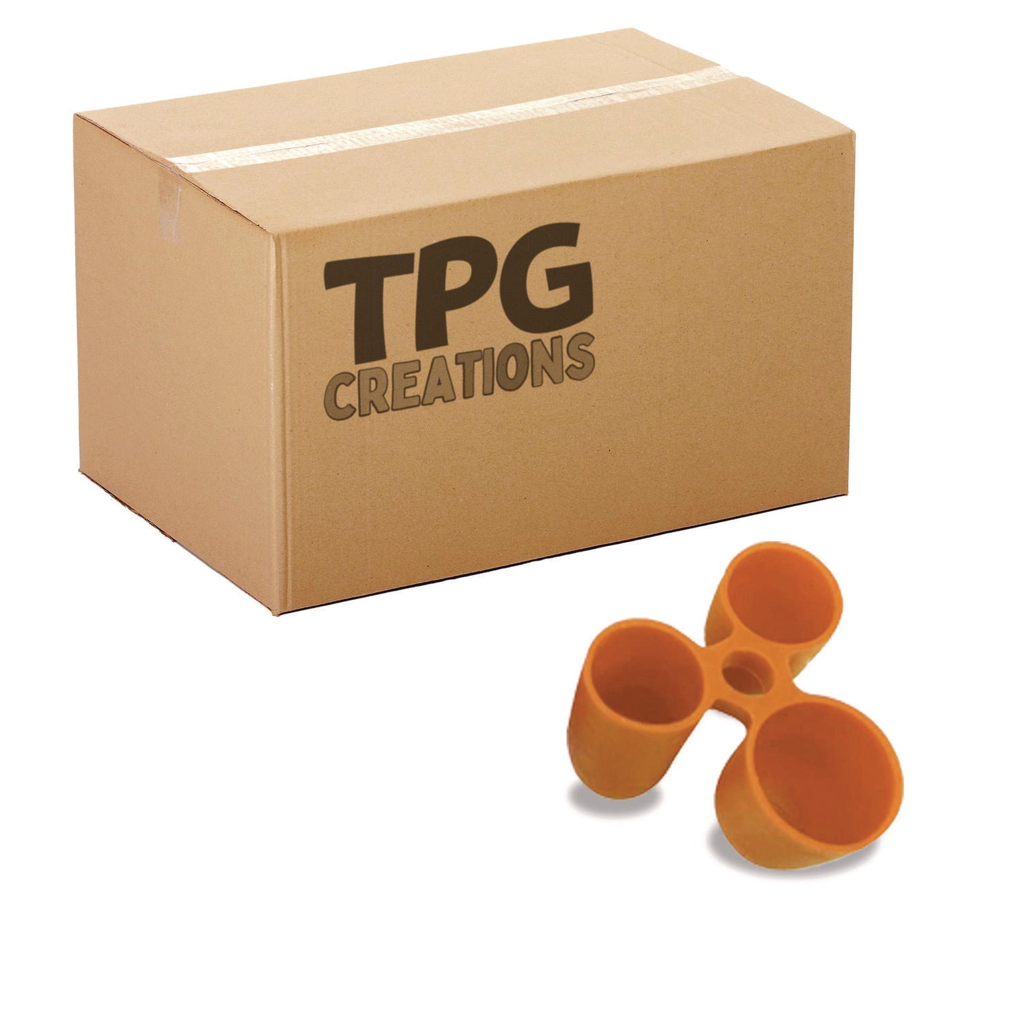 TPG Creations™ Writing C.L.A.W. Pencil Grip, Large, 1.6" Long, Assorted Colors, 80/Carton