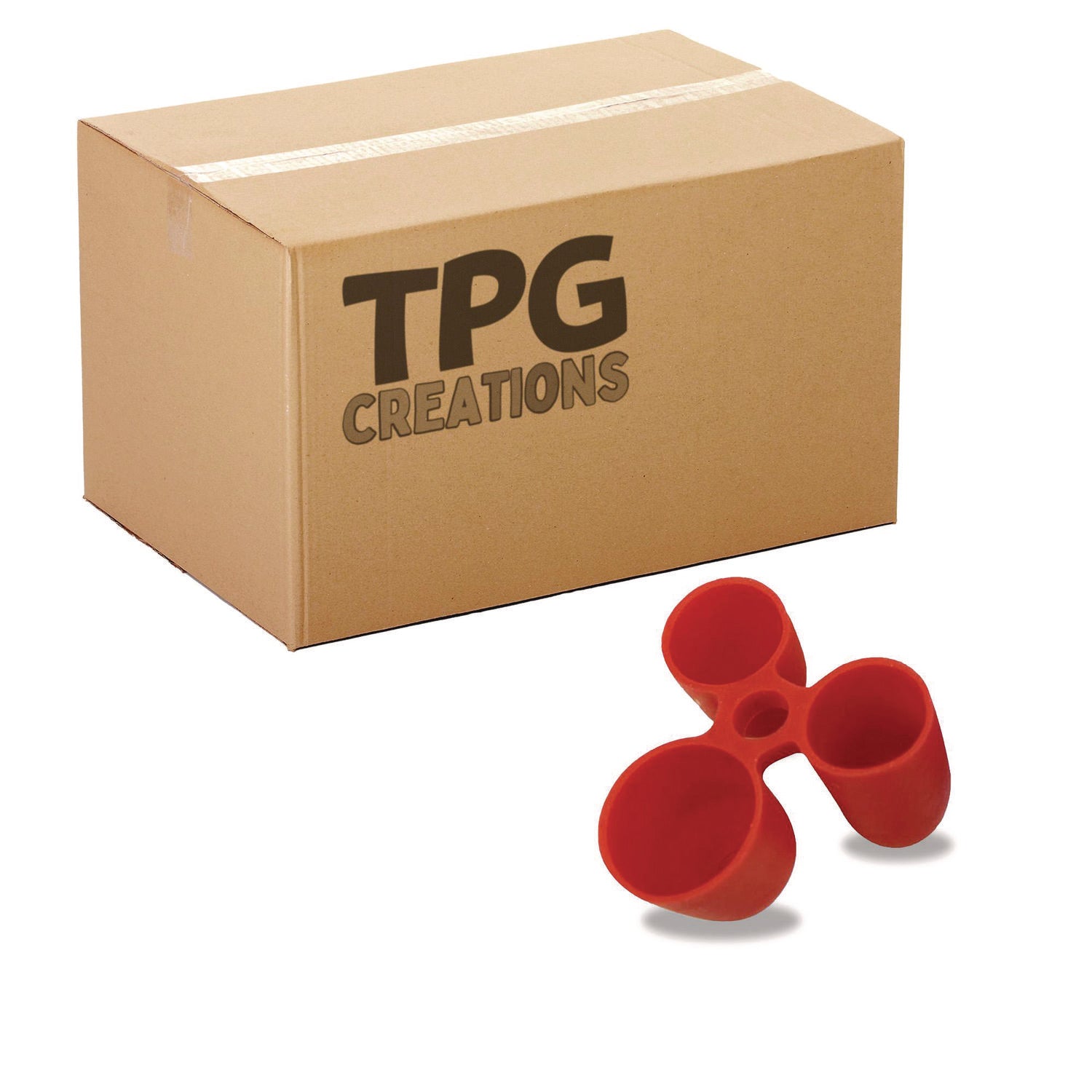 TPG Creations™ Writing C.L.A.W. Pencil Grip, Small, 1" Long, Assorted Colors, 100/Carton