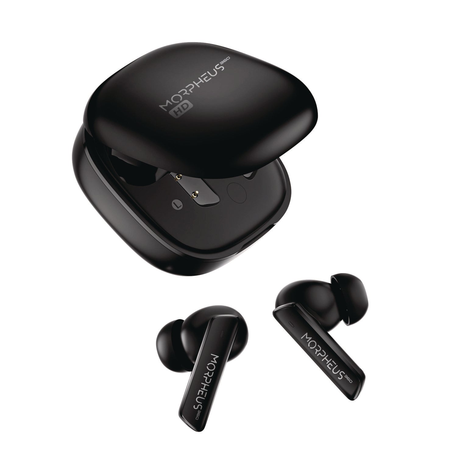 Morpheus 360® Pulse ANC Hybrid Wireless Noise Cancelling Earbuds, Black