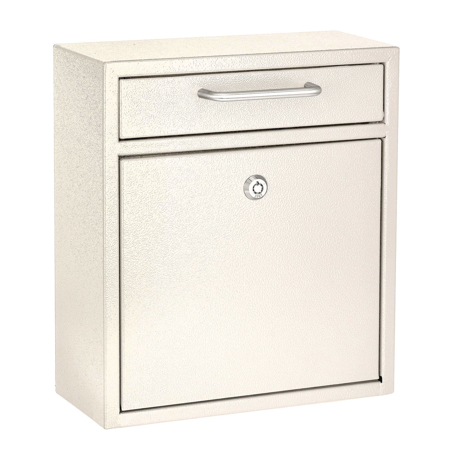 AdirOffice Medium Ultimate Wall Mounted Mail Box, 10.4 x 4.5 x 12, White