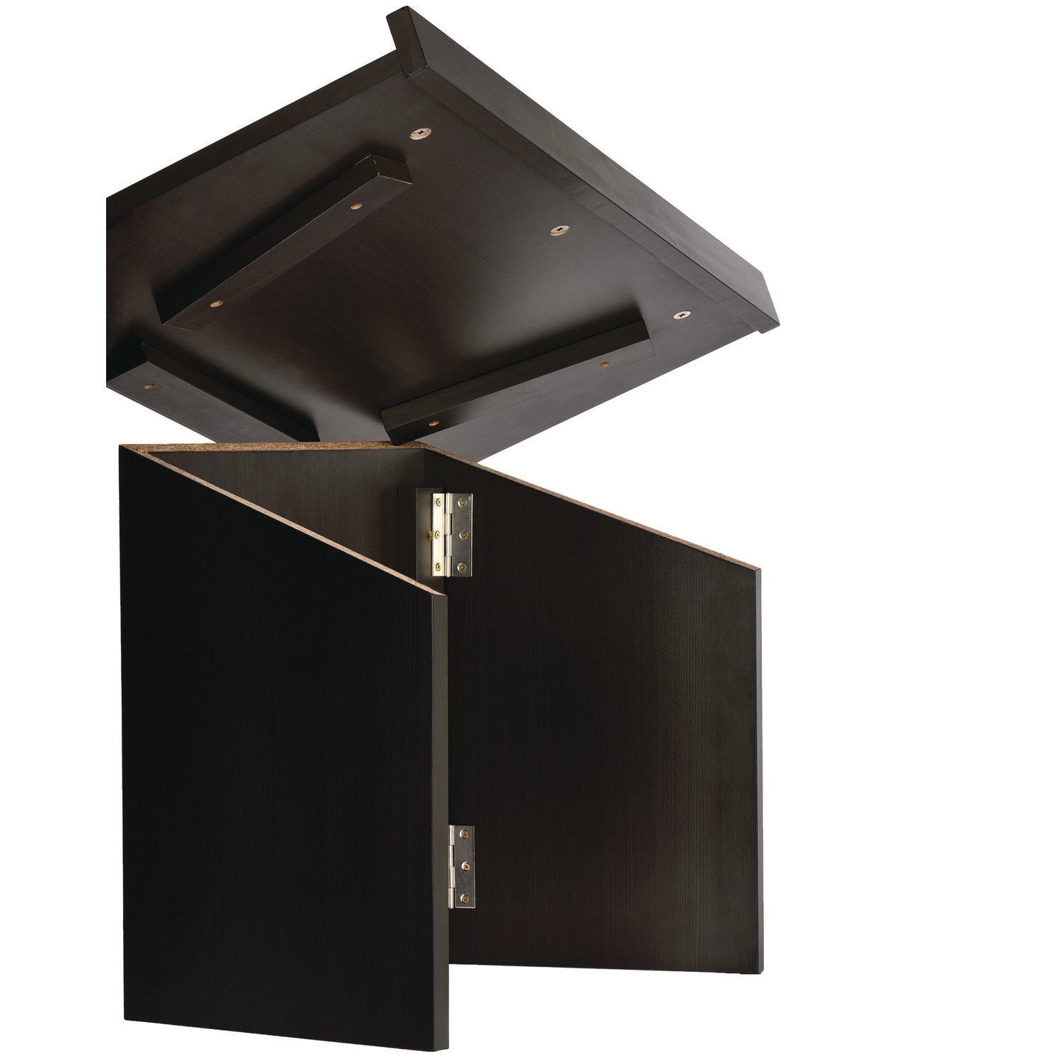 AdirOffice Foldable Tabletop Podium Lectern Speaker Stand, 27 x 16 x 19, Black