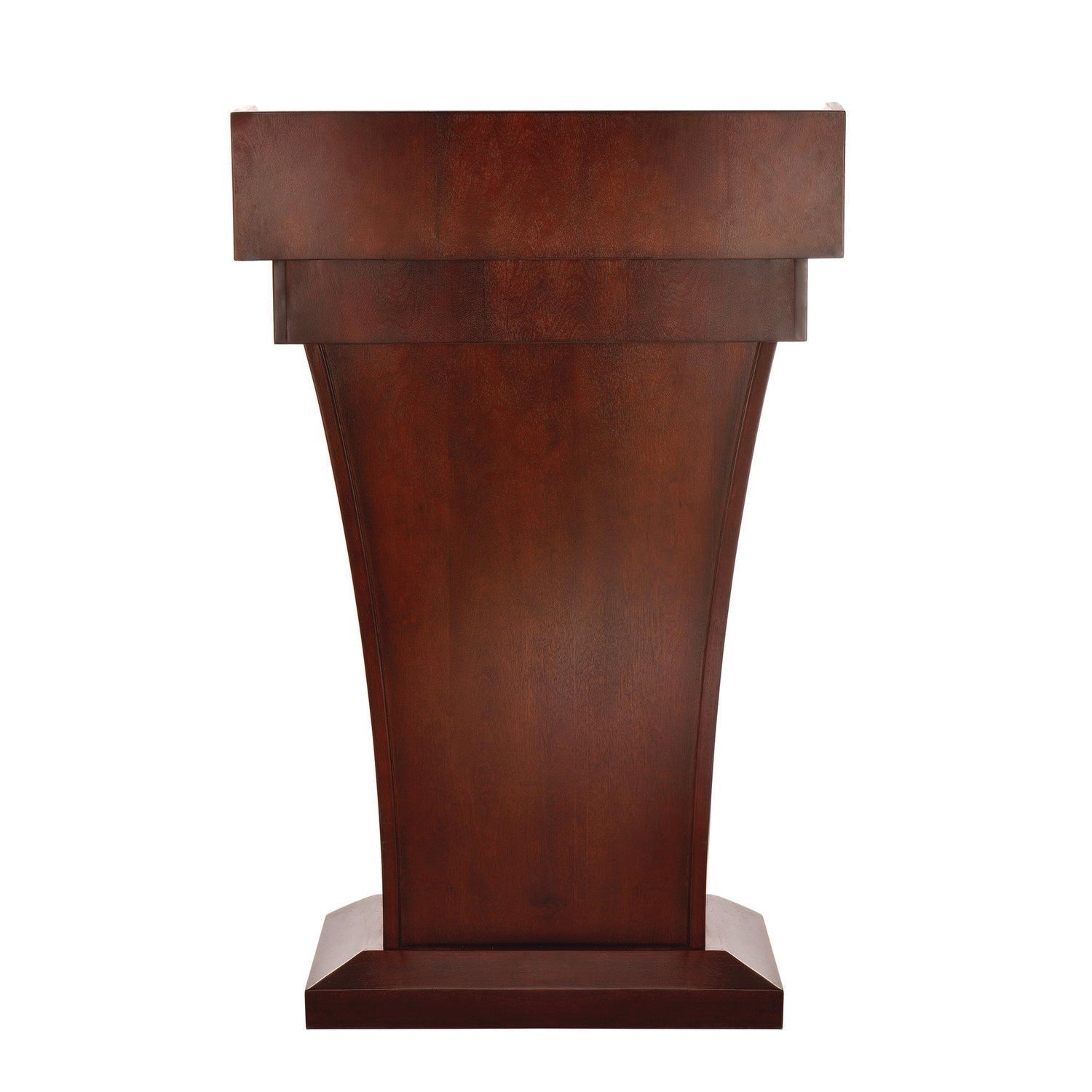 AdirOffice Wood Stand-Up Podium Lectern Speaker Stand with Drawer and Storage Area, 27.55 x 14 x 43.3, Cherry
