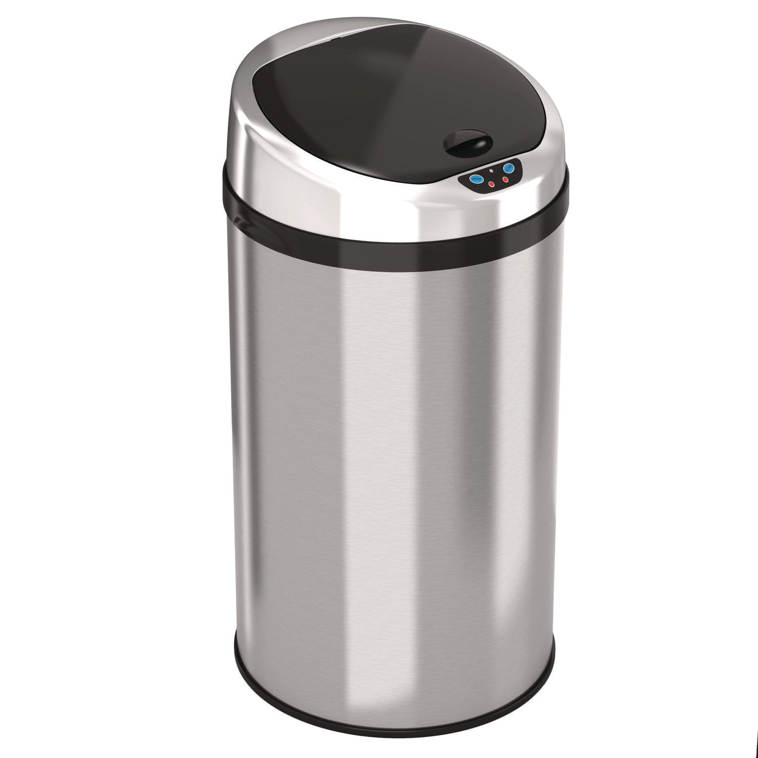 HLS Commercial® Sensor Trash Can, 8 gal, Plastic/Stainless Steel, Silver