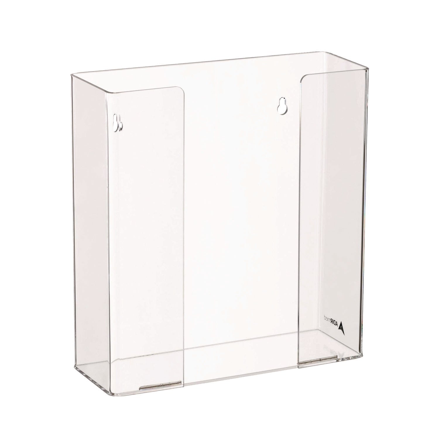 AdirMed Acrylic Glove Dispenser, Double Box Capacity, 10.2 x 3.5 x 10.8, Clear - Bloom Skins