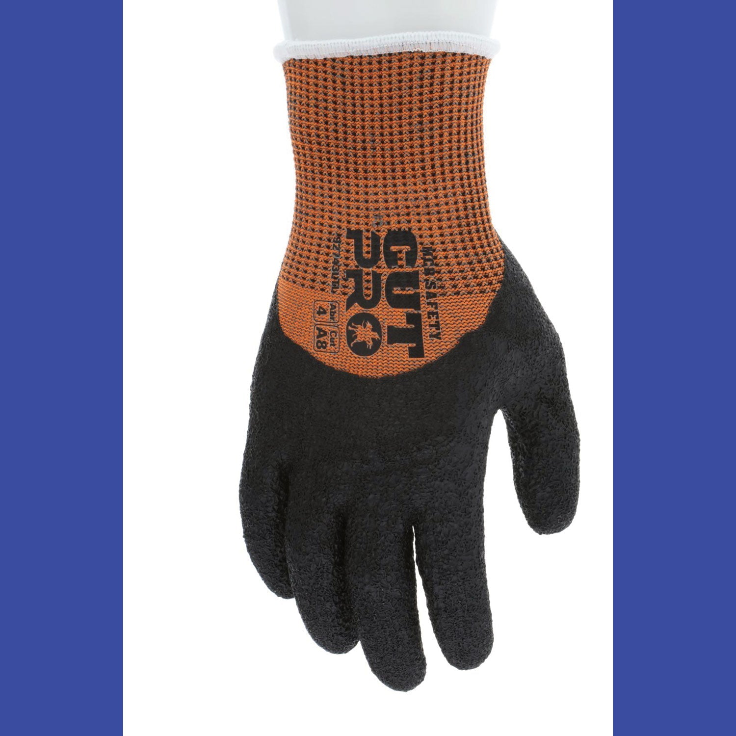 MCR™ Safety Cut Pro 92743LT Gloves, Medium, Black/Orange, Dozen