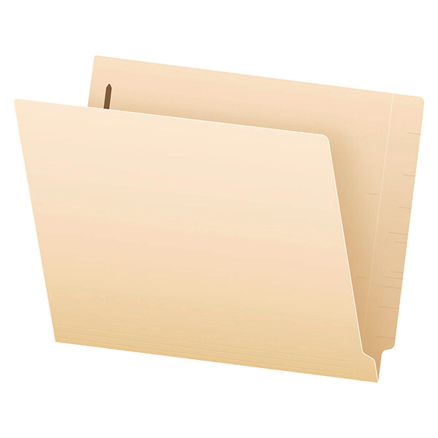 Pendaflex® SmartShield End Tab Fastener Folders, 1 Fastener, Letter Size, Manila Exterior, 50/Box