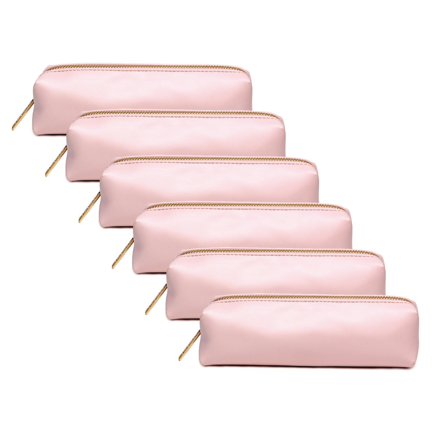 PUKKA PAD® Pencil Case, 7.9" x 2" x 2", Pink