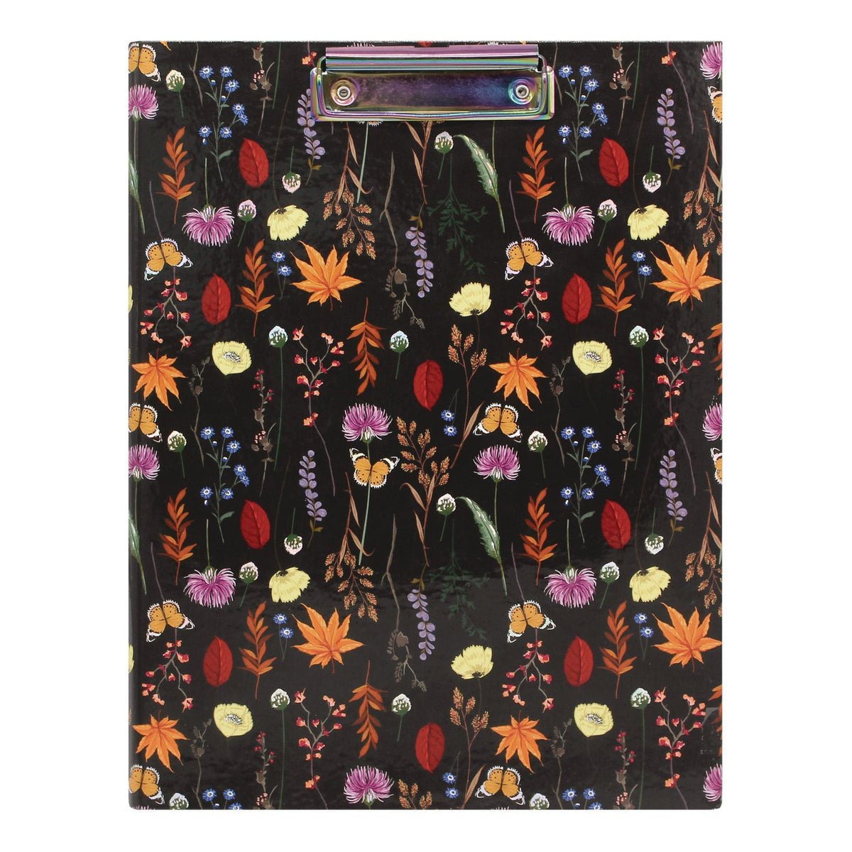 PUKKA PAD® A4 Padfolio, 8.3 x 11.7 Pad, 9.5 x 12.6, Black/Blue/Orange/Yellow