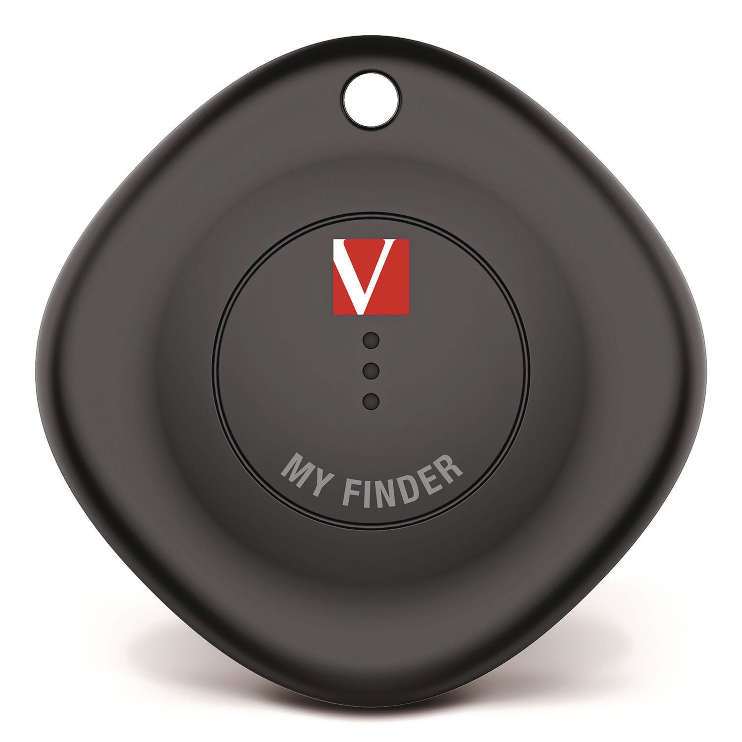 Verbatim® My Finder Bluetooth Tracker for Apple iOS, Black/White, 2/Pack