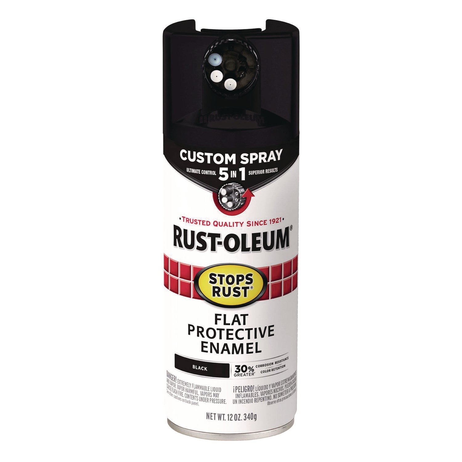 Rust-Oleum Stops Rust 5-in-1 Spray Paint | Black